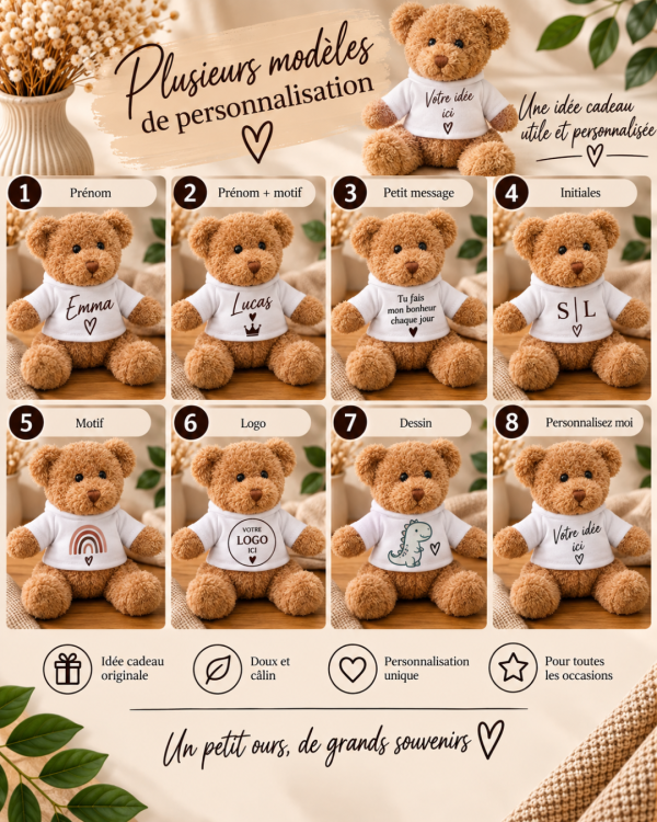 Ours en peluche personnalisé - Johnny