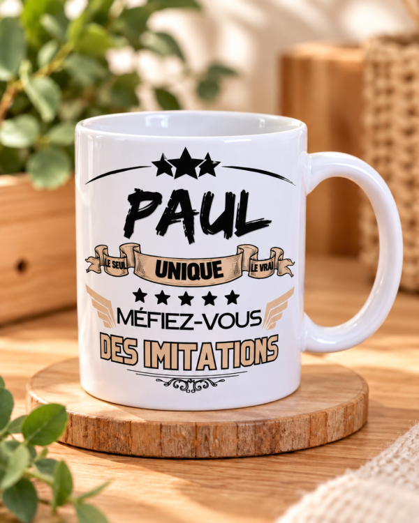 Mug avec prénom personnalisé - Unique