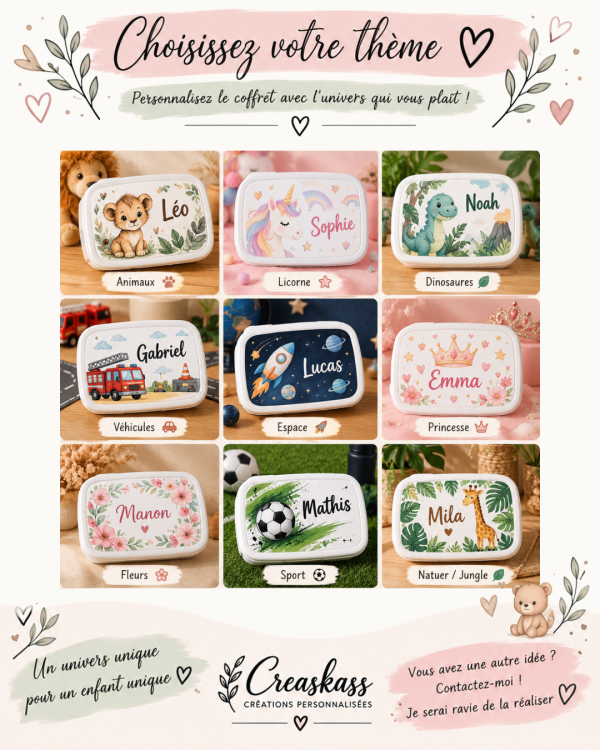 Coffret Tendresse Mini - coffret enfant personnalisé