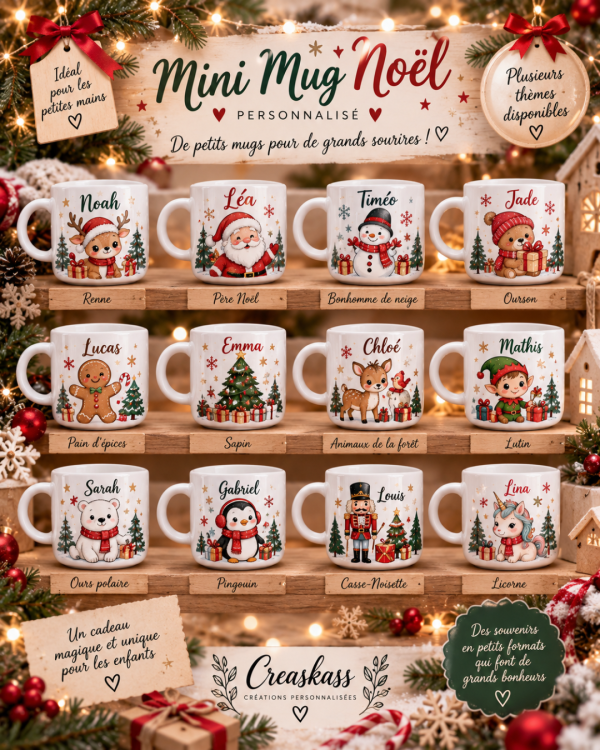 thème coffret féerie mini Coffret Féerie Mini - coffret de Noël enfant personnalisé