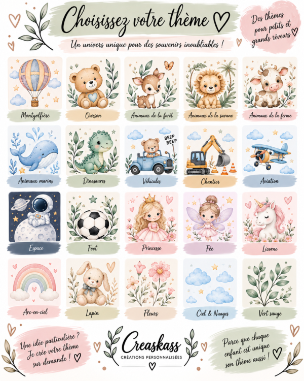 Coffret Tendresse Douceur - Souvenirs de naissance personnalisés
