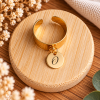 Bague personnalisée avec médaille gravé - Taille S