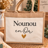 Sac cabas en jute personnalisé - en Or